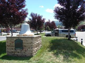Historical Bell Monument in Park City